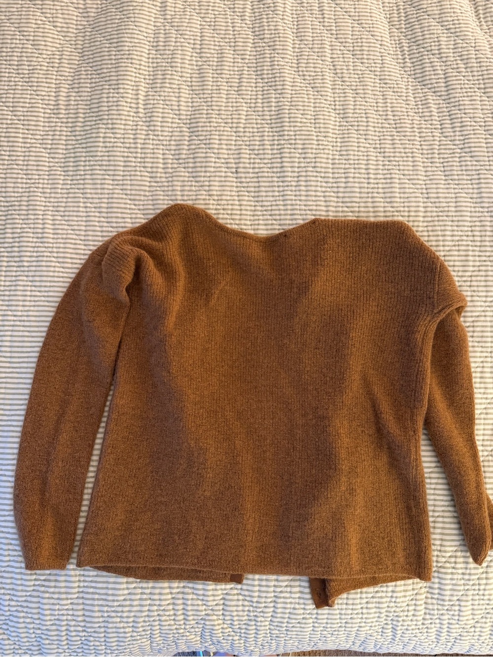 Sezane Chestnut Brown Gaspard Women’s Cardigan - Picture 5 of 5